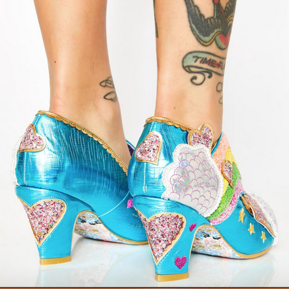 Irregular Choice Summer of Love Heels 38 NIB - Picture 4 of 4